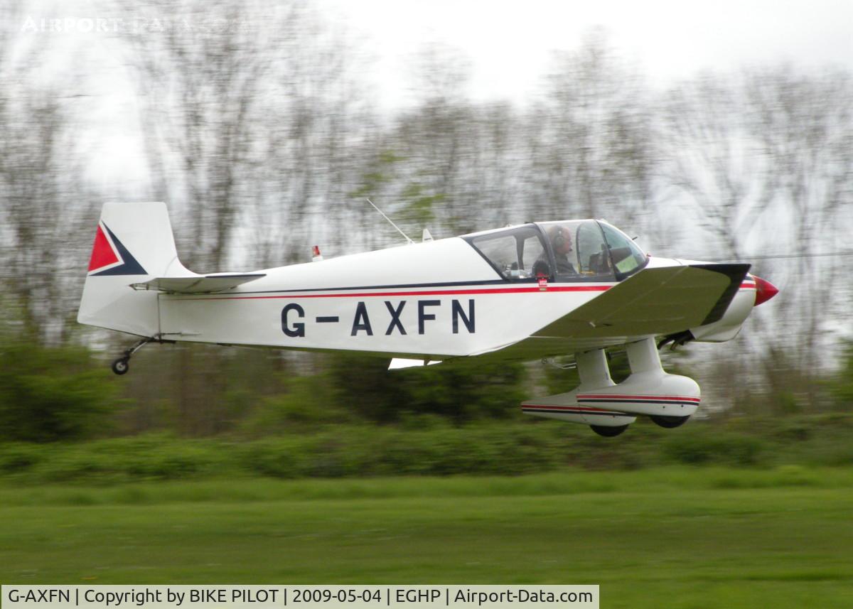 G-AXFN, 1959 Jodel D-119 C/N 980, FOX NOVEMBER JUST OF OFF RWY 26