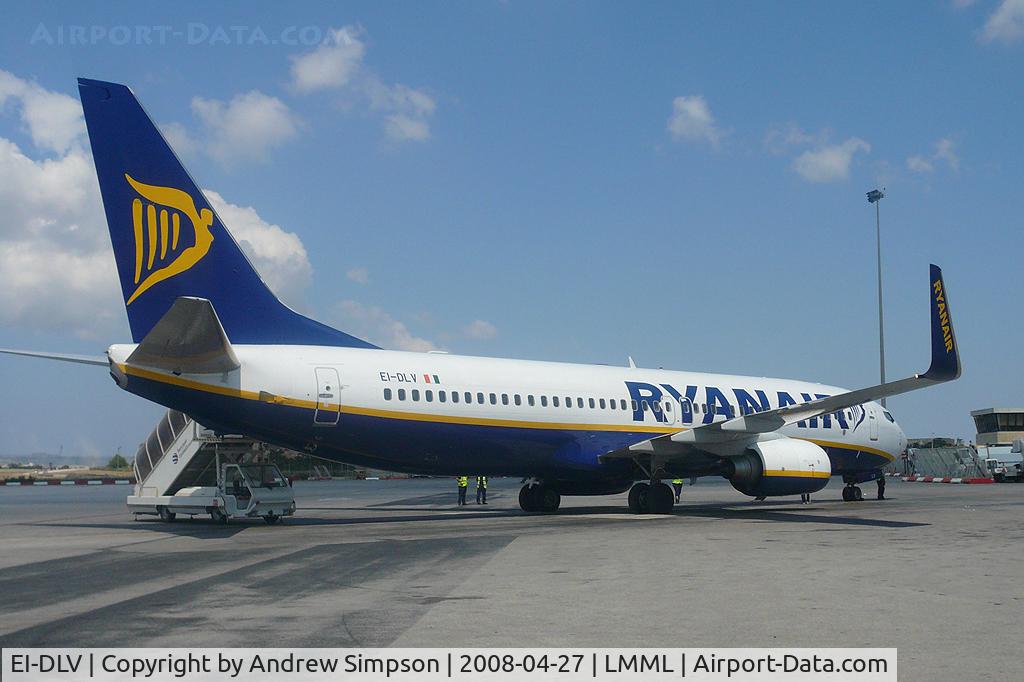 EI-DLV, 2006 Boeing 737-8AS C/N 33598, On the ground in Malta.