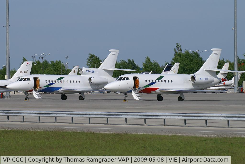 VP-CGC, 2000 Dassault Falcon 2000 C/N 107, Volkswagen Air Service Dassault Falcon 2000