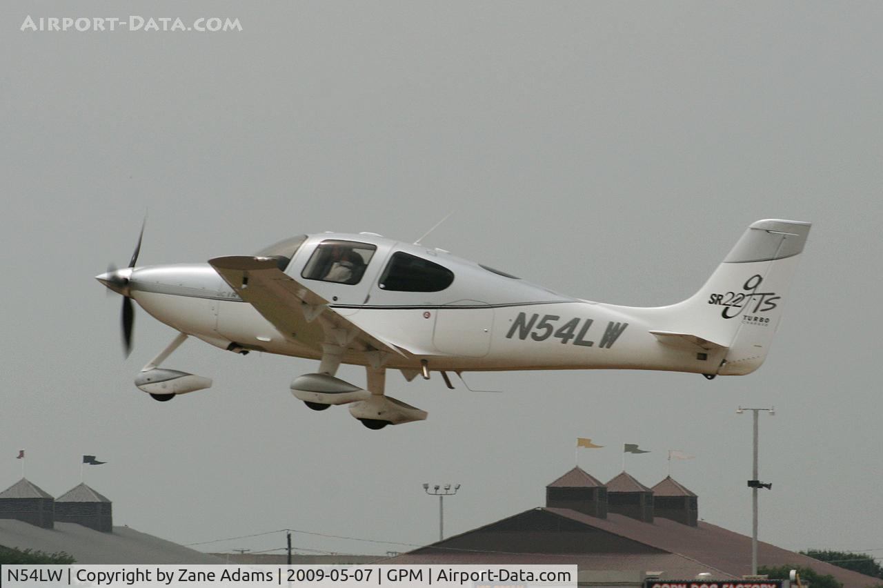 N54LW, 2007 Cirrus SR22 C/N 2407, At Grand Prairie Municipal - IFR departure
