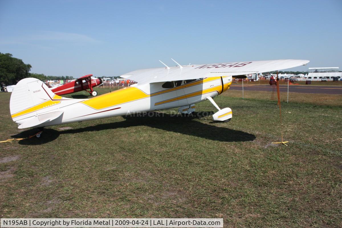 N195AB, 1952 Cessna 190 C/N 7794, Cessna 190