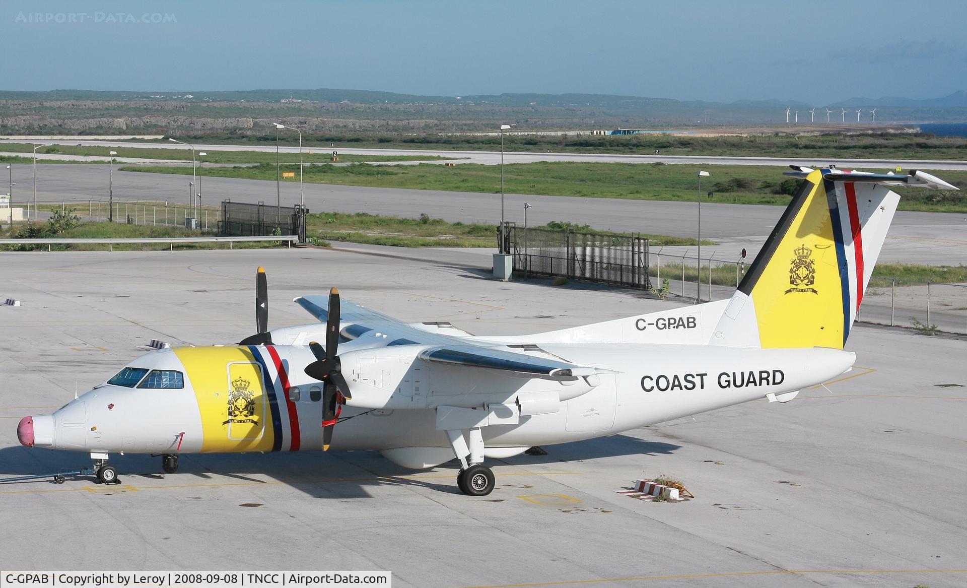 C-GPAB, 1991 De Havilland Canada DHC-8-106 Dash 8 C/N 275, park at the ramp
