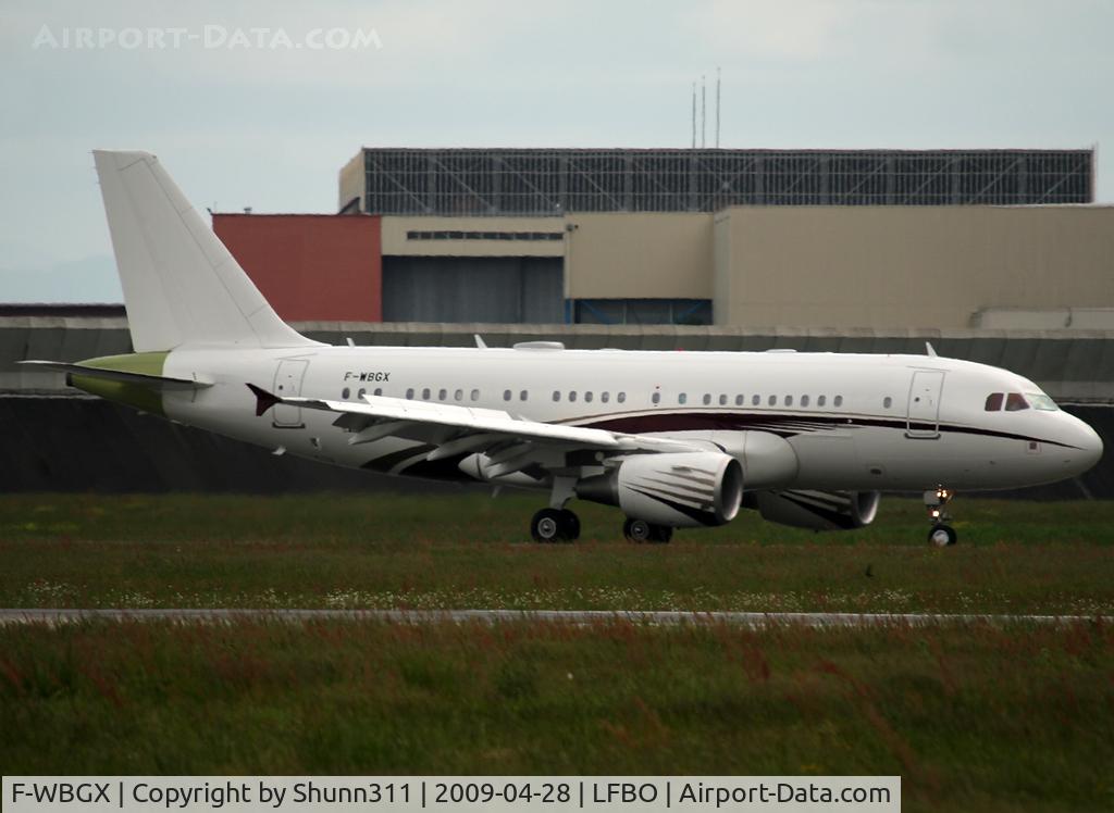 F-WBGX, 2007 Airbus A319-115CJ C/N 3356, C/n 3356 - Arriving for Airbus Corporate Jet Center...