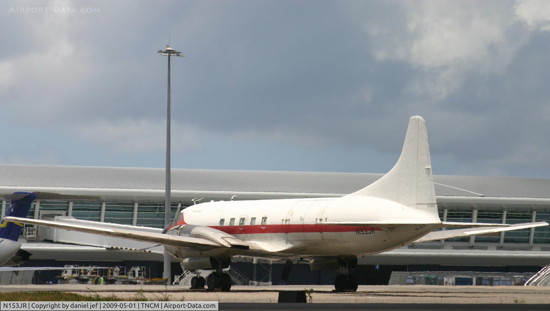 N153JR, 1953 Convair 440-38 Metropolitan C/N 117, park at the  tncm ramp
