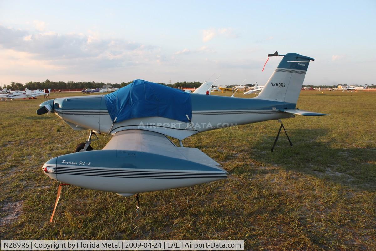 N289RS, 1997 Pazmany PL-2 C/N 089, Pazmany PL-2