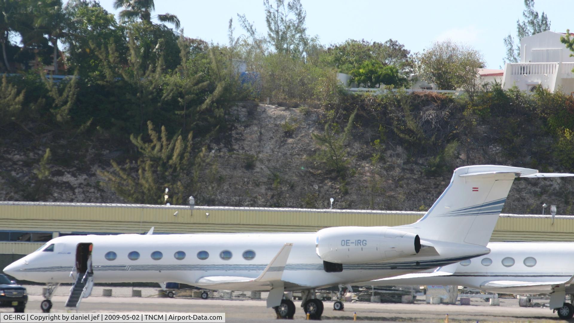 OE-IRG, 2006 Gulfstream Aerospace V-SP G550 C/N 5139, park at the cargo ramp
