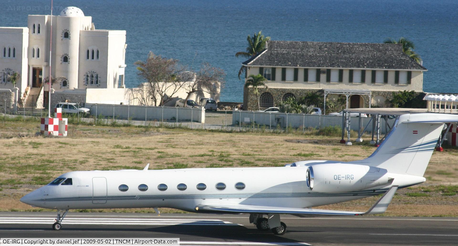 OE-IRG, 2006 Gulfstream Aerospace V-SP G550 C/N 5139, taking off