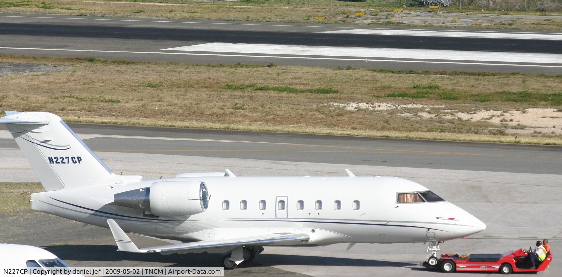 N227CP, 1991 Canadair Challenger 601-3R (CL-600-2B16) C/N 5097, park at the cargo ramp