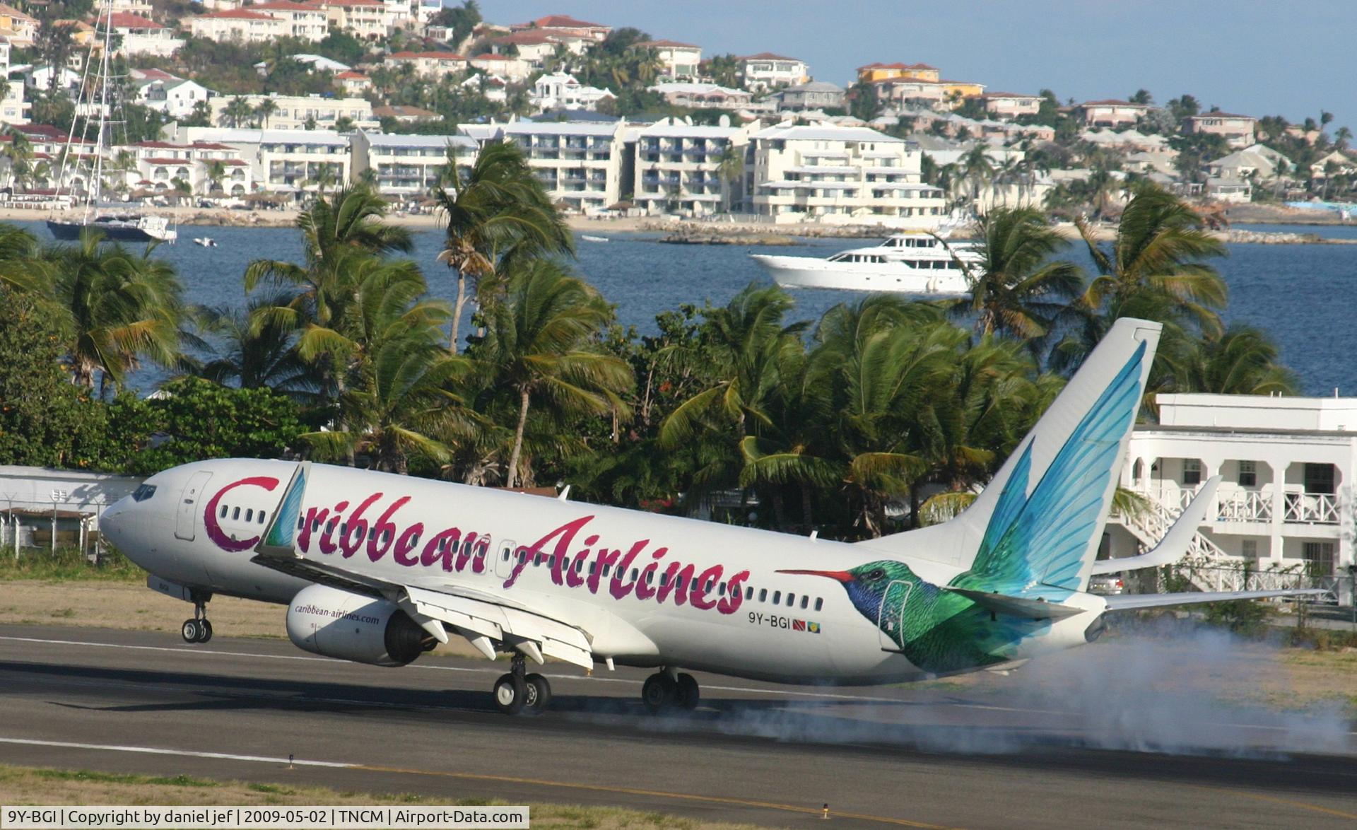 9Y-BGI, 2000 Boeing 737-8Q8 C/N 28232, Landing 10