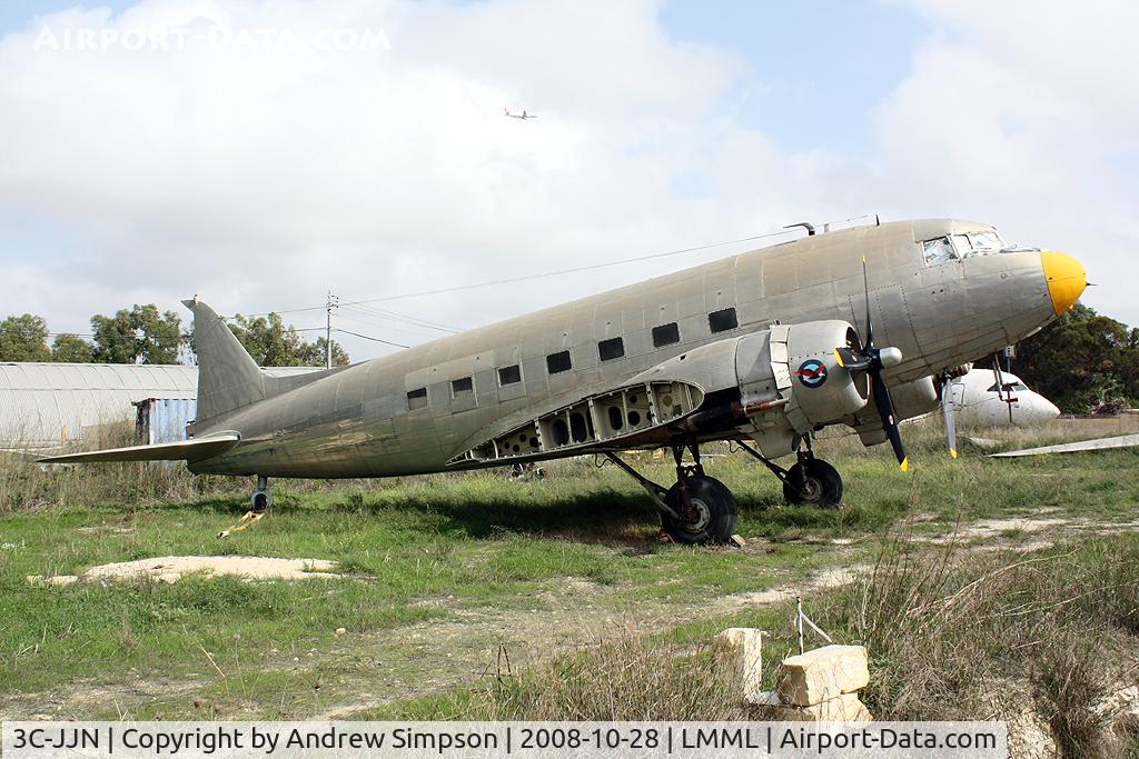 3C-JJN, 1945 Douglas C-47B Skytrain C/N 16187/32935, Stored and on display at the Malta Avation Museum.