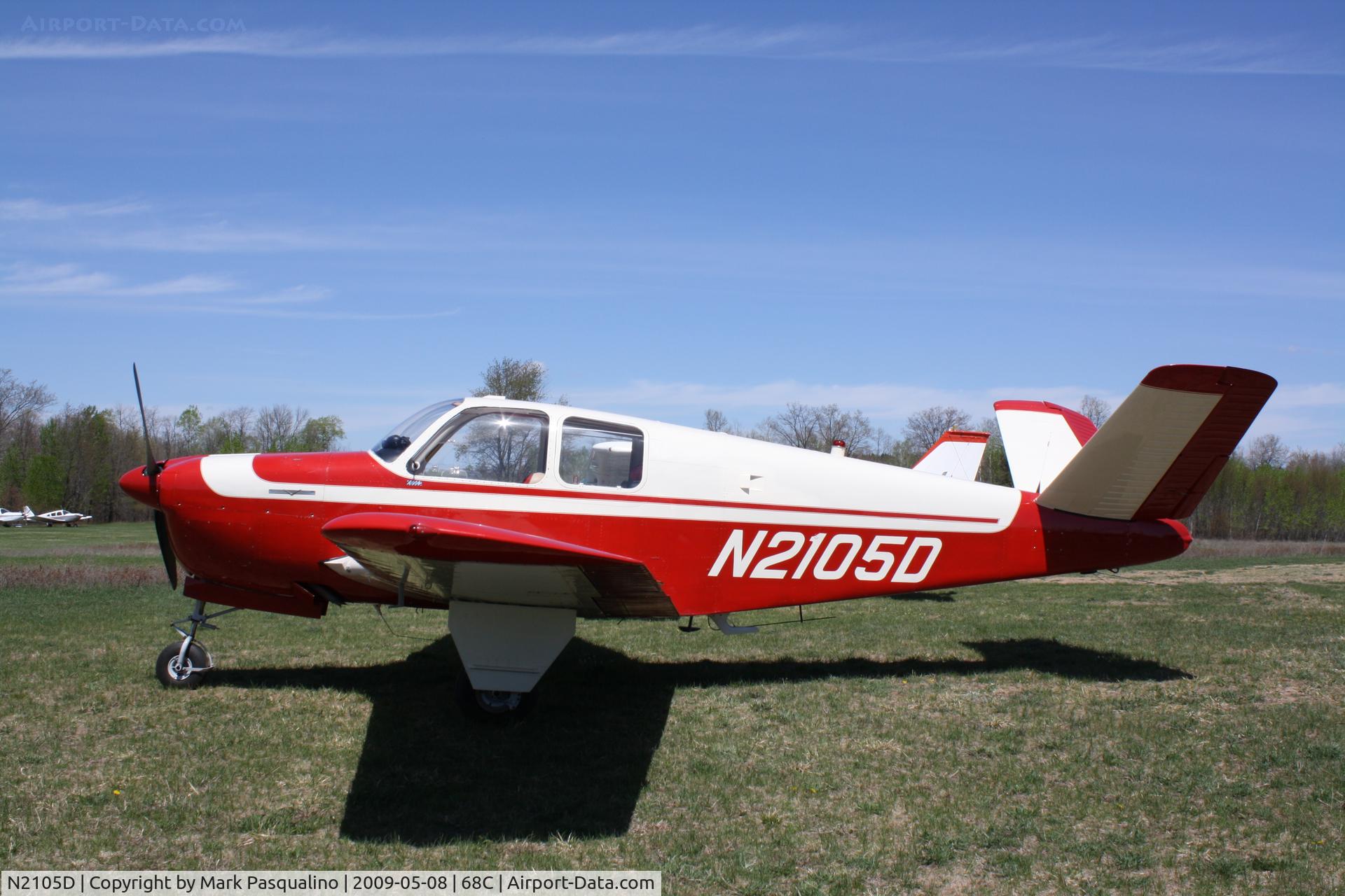 N2105D, 1953 Beech D35 C/N D-3450, Beech D35