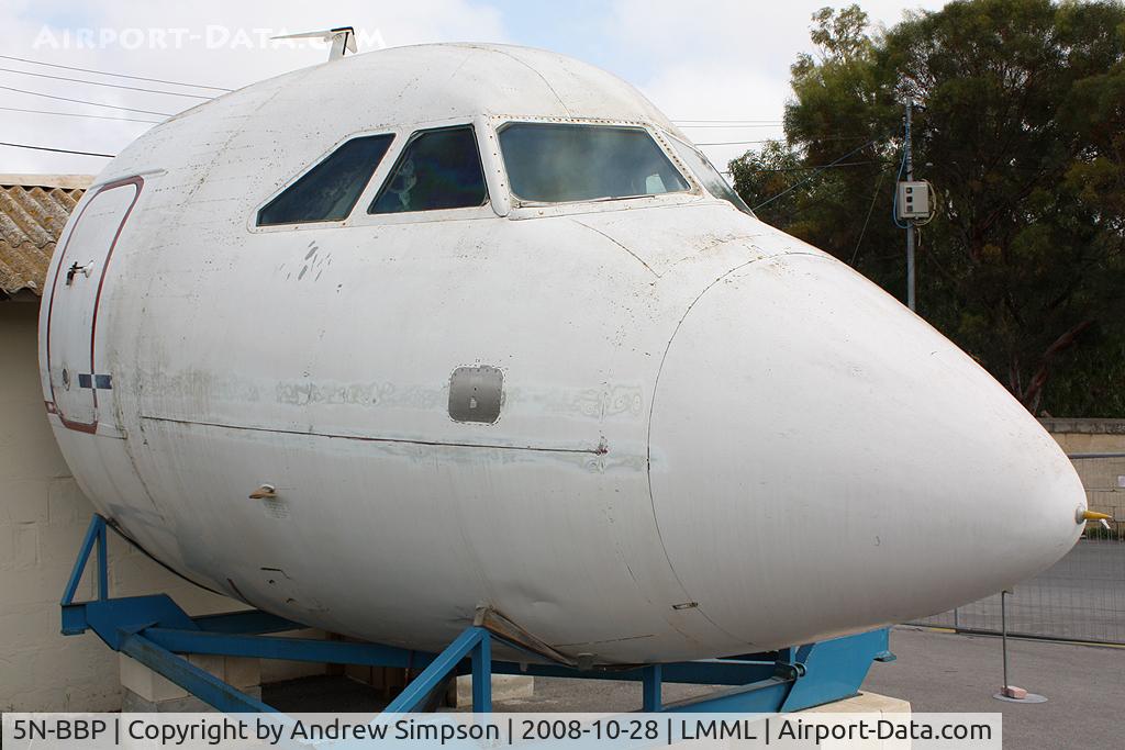 5N-BBP, 1969 BAC 111-518FG One-Eleven C/N BAC.202, Stored and on display at the Malta Avation Museum.
