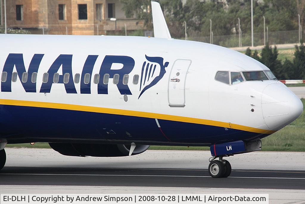 EI-DLH, 2006 Boeing 737-8AS C/N 33590, Arriving in Malta.