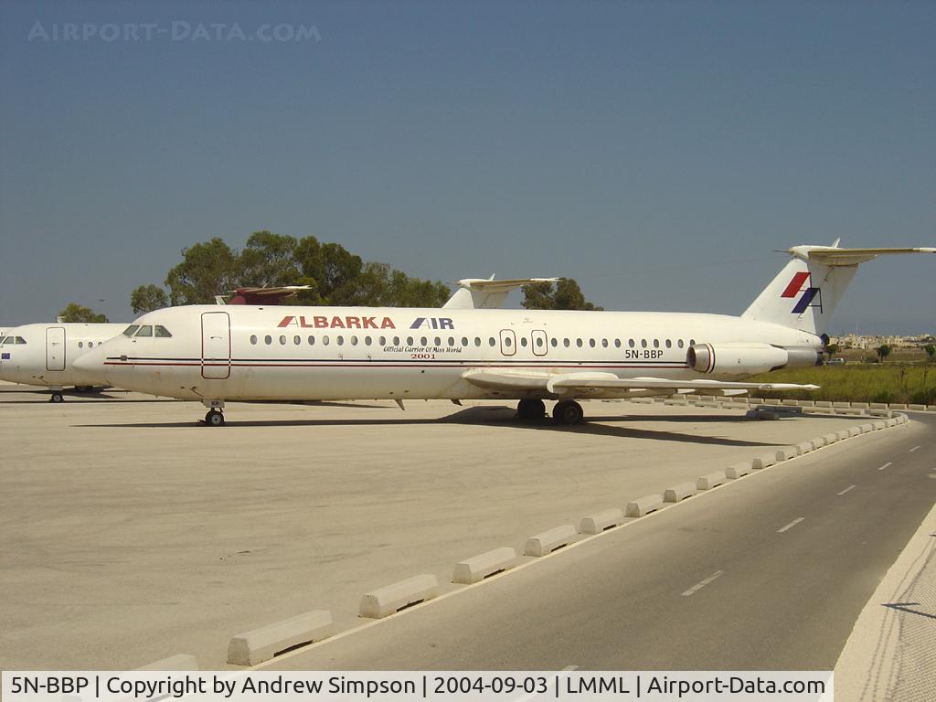 5N-BBP, 1969 BAC 111-518FG One-Eleven C/N BAC.202, Stored in Malta.