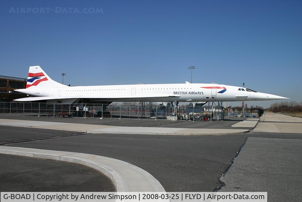 G-BOAD, 1976 Aerospatiale-BAC Concorde 1-102 C/N 100-010, Stored at the old Floyd Bennett Field site in New York.