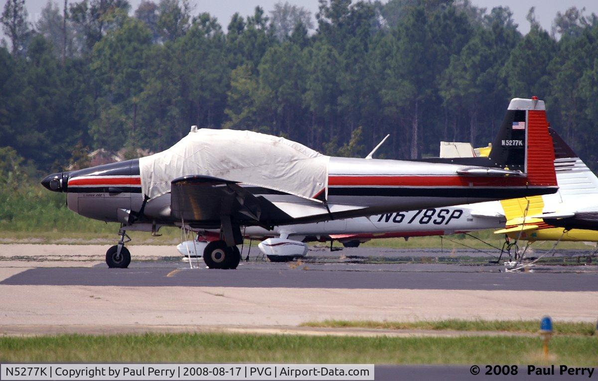 N5277K, 1950 Ryan Navion B C/N NAV-4-2177B, Navion profiled on the ramp
