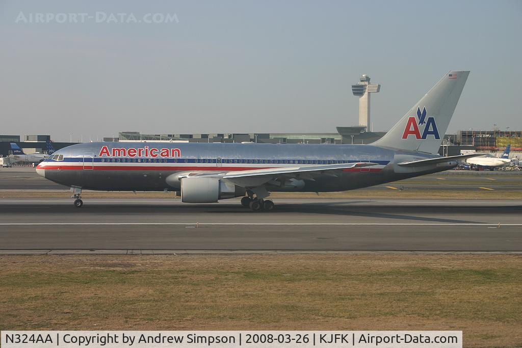 N324AA, 1986 Boeing 767-223 C/N 22325, At JFK.