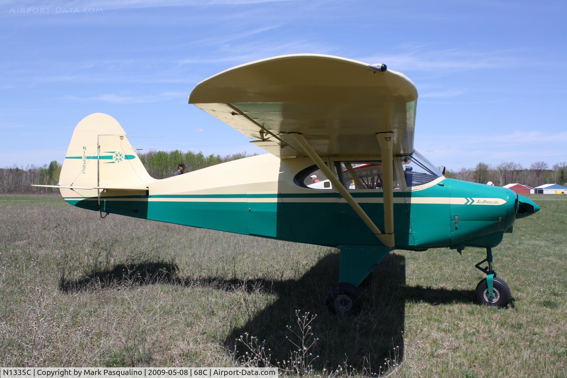 N1335C, 1953 Piper PA-22-135 Tri-Pacer C/N 22-1136, Piper PA-22-135