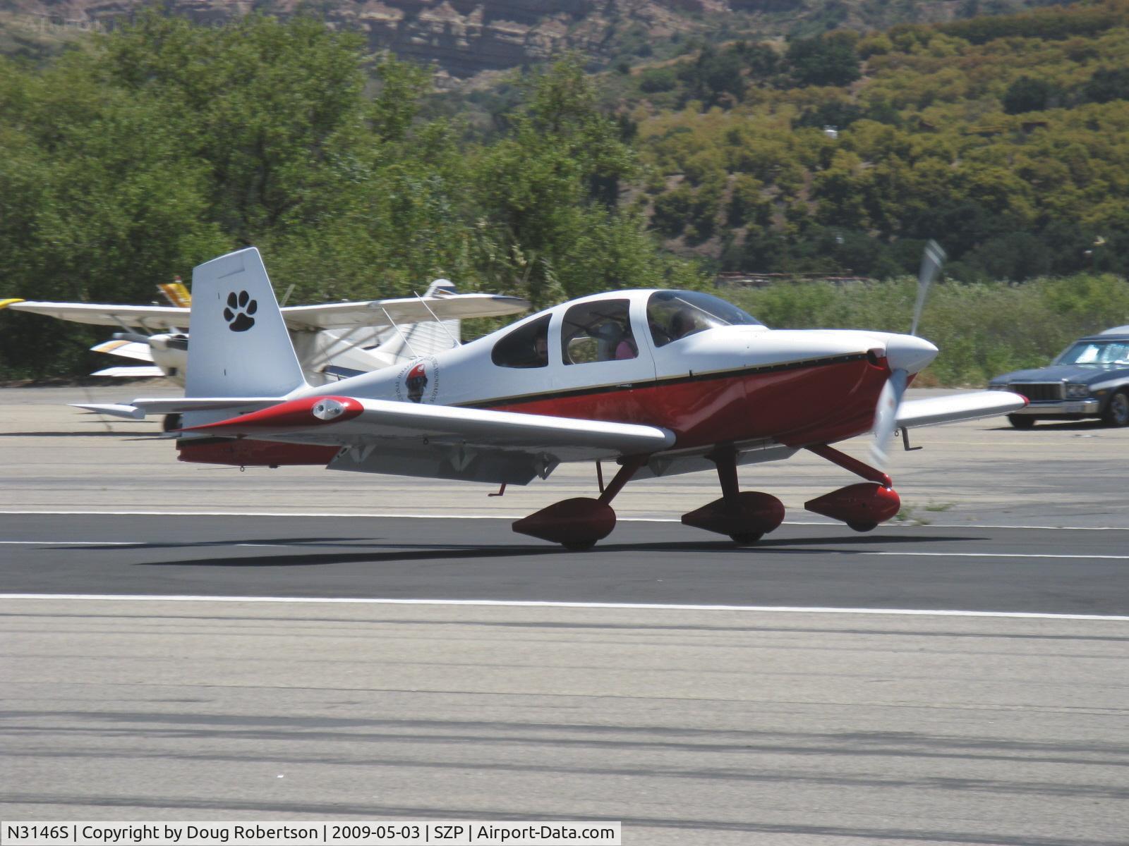 N3146S, 2005 Vans RV-10A C/N 40047, 2005 Nys VAN's RV-10A, Lycoming IO-540, landing Rwy 22