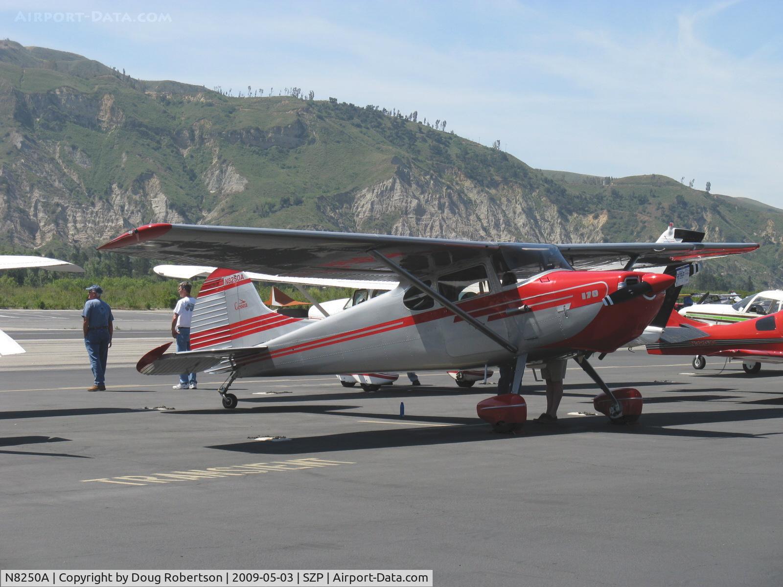 N8250A, 1952 Cessna 170B C/N 25102, 1952 Cessna 170B, Continental C-145-2 145 Hp