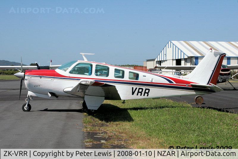 ZK-VRR, Beech A36 Bonanza 36 C/N E-564, Eagle Flight Training Ltd., Ardmore