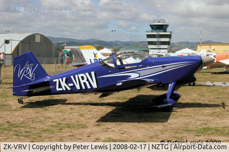 ZK-VRV, 2006 Vans RV-6 C/N 24692, L Smith, Waikanae