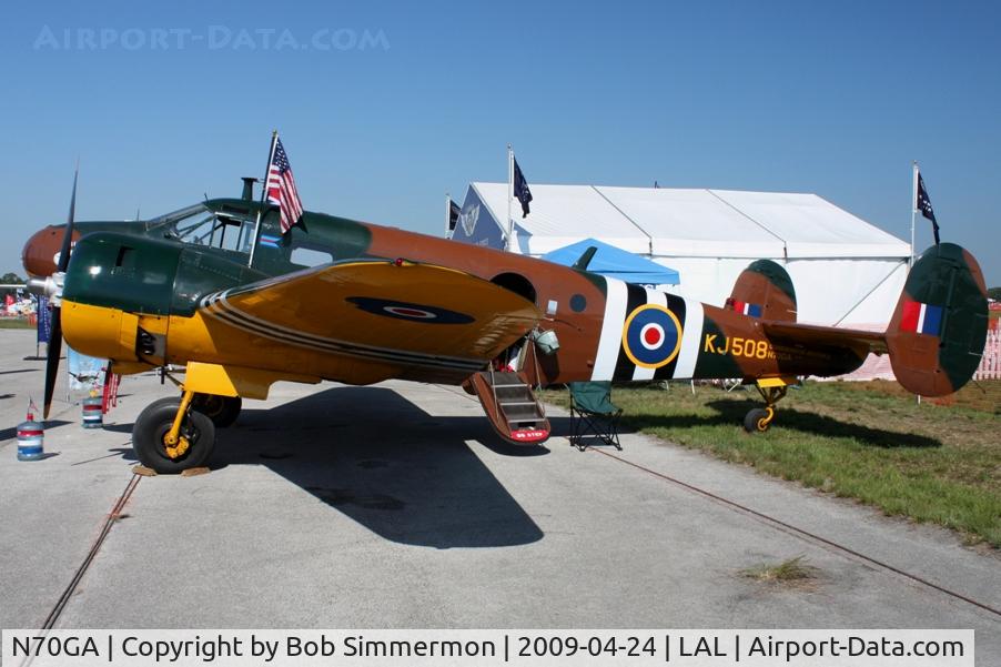 N70GA, 1946 Beech D18S C/N A-177, Sun N Fun 2009 - Lakeland, Florida