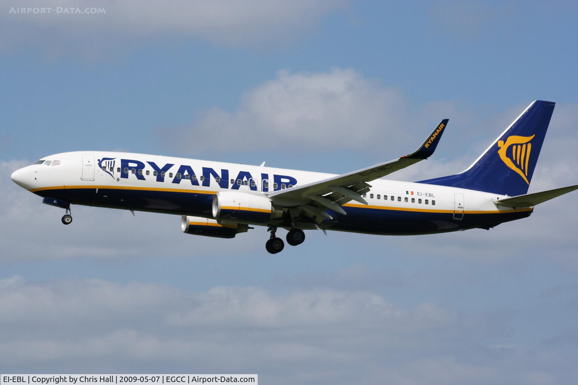 EI-EBL, 2009 Boeing 737-8AS C/N 37529, Ryanair