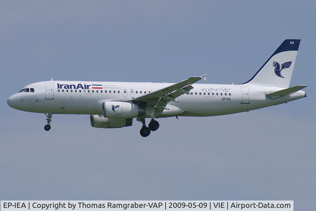 EP-IEA, 1995 Airbus A320-232 C/N 530, Iran Air Airbus A320