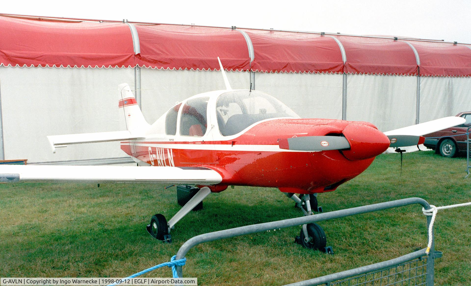 G-AVLN, 1967 Beagle B-121 Pup Series 2 (Pup 150) (Non standard) C/N B121-004, Beagle B.121 Pup at Farnborough International 1998