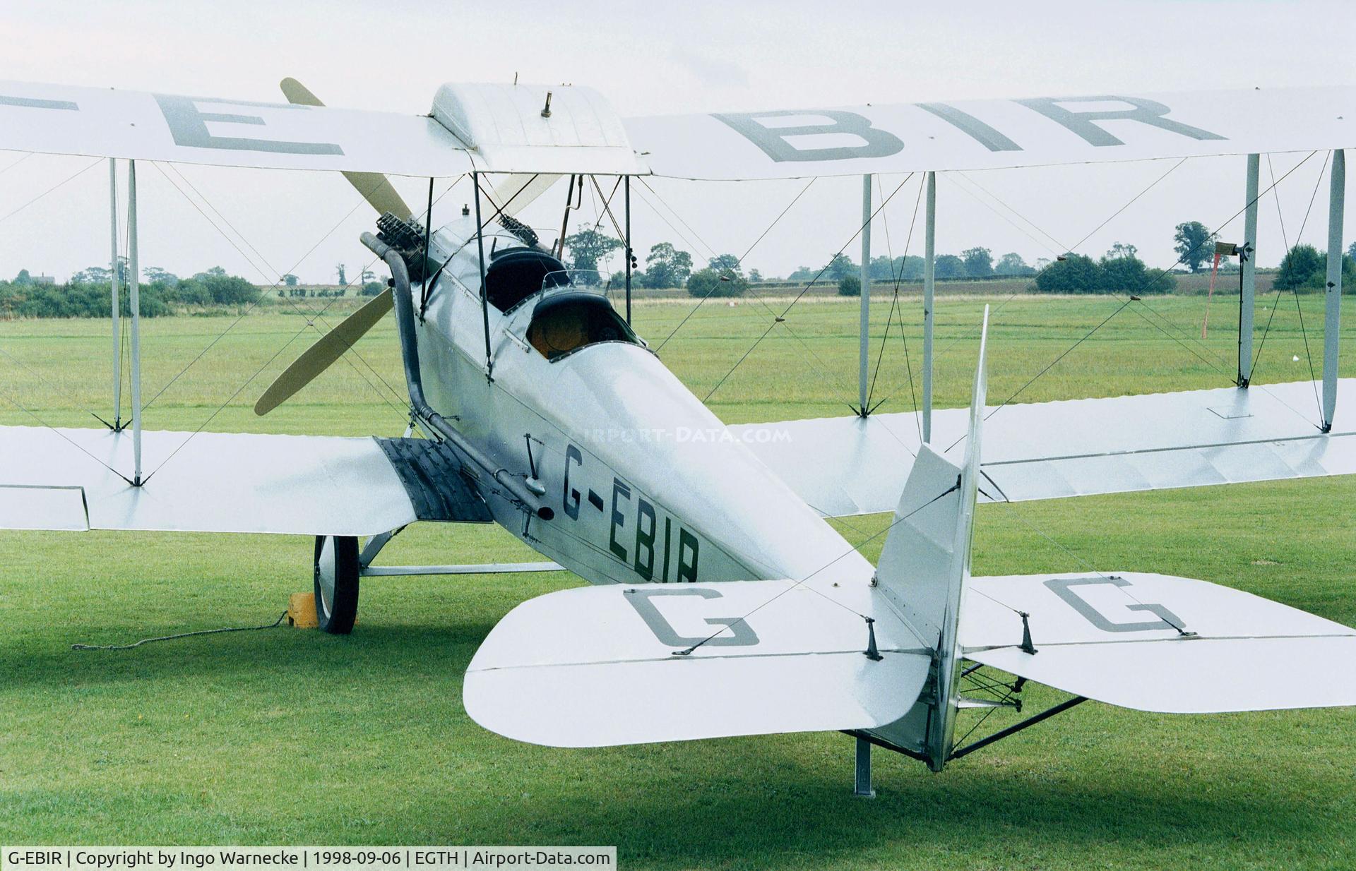 G-EBIR, 1924 De Havilland DH.51Moth C/N 102, De Havilland D.H.51 of the Shuttleworth Collection at the 1998 Shuttleworth Pageant