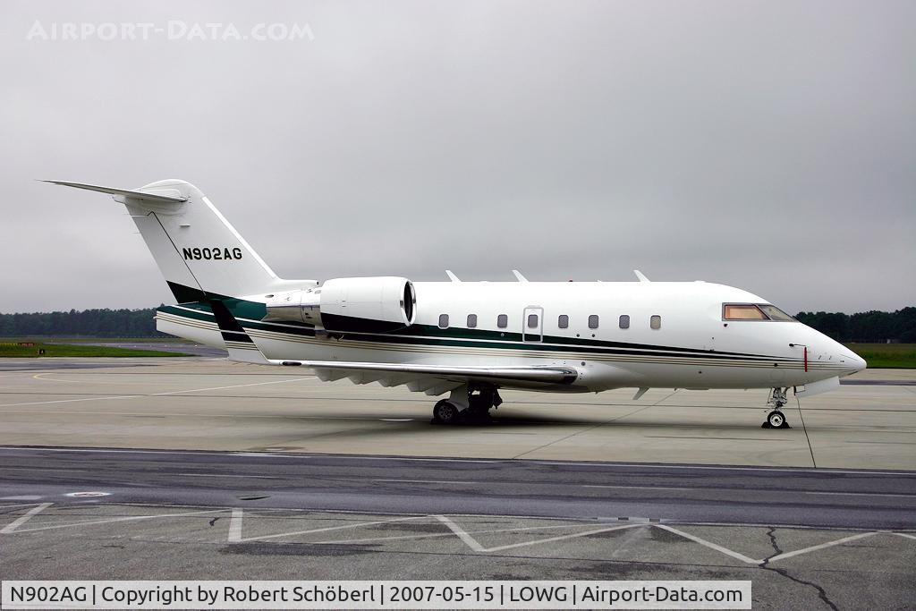 N902AG, 2001 Bombardier Challenger 604 (CL-600-2B16) C/N 5512, Nice visitor!