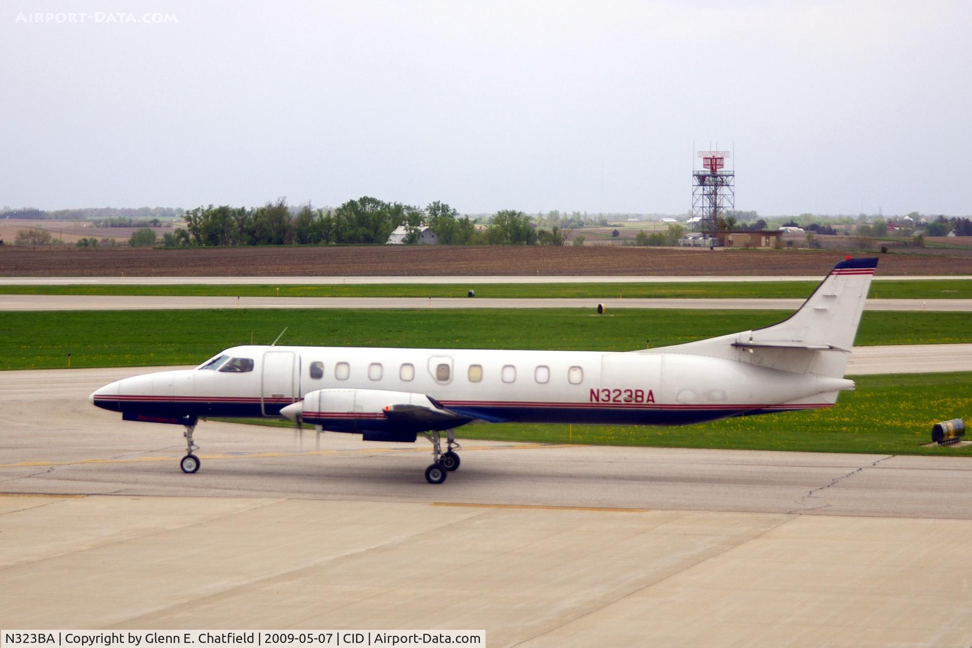 N323BA, 1978 Swearingen SA226TC C/N TC-280, Taxiing by my window on the way to runway 27.