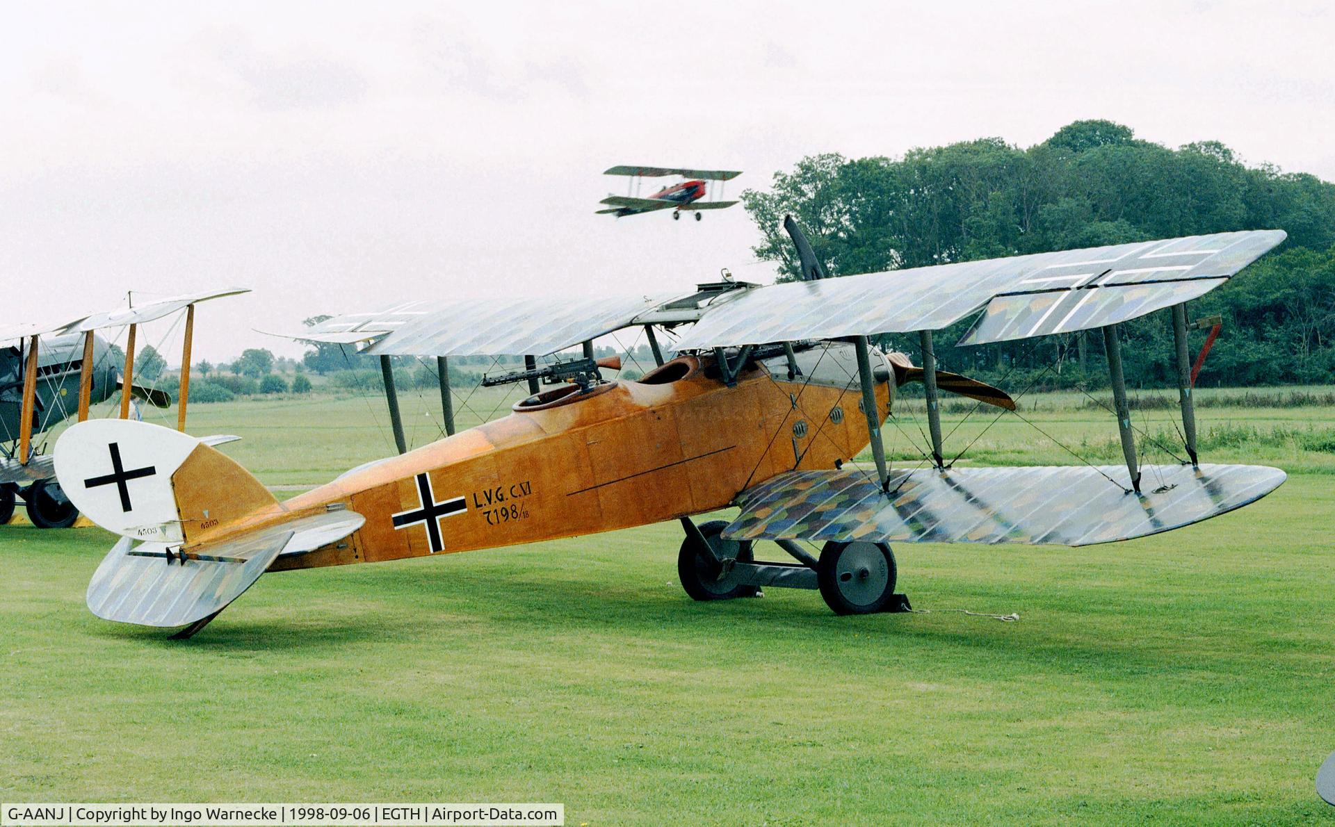 G-AANJ, 1918 LVG C.VI C/N 4503, Luftverkehrs-Gesellschaft L.V.G. C VI at the 1998 Shuttleworth Pageant