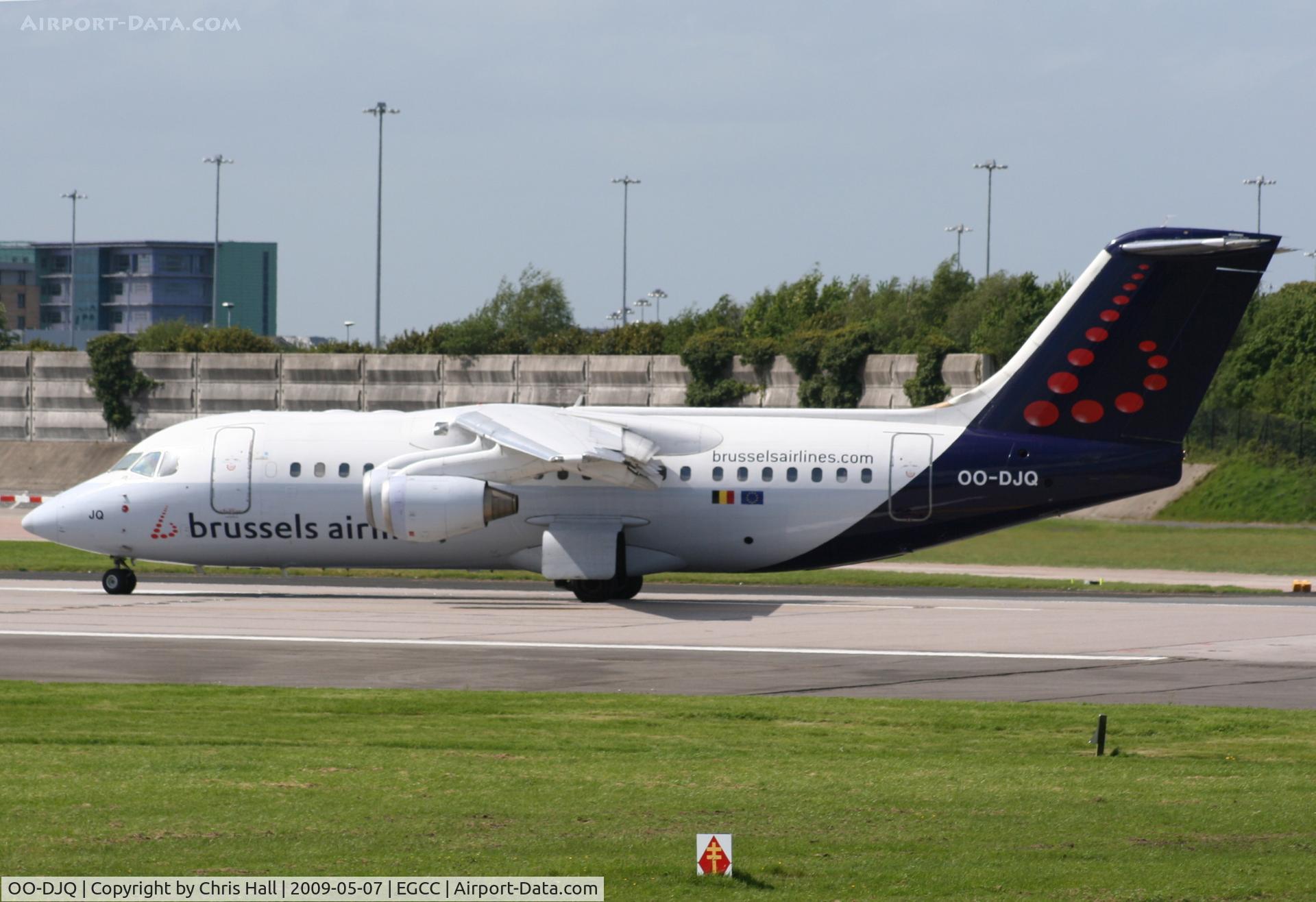 OO-DJQ, 1996 British Aerospace Avro 146-RJ85 C/N E.2289, Brussels Airlines