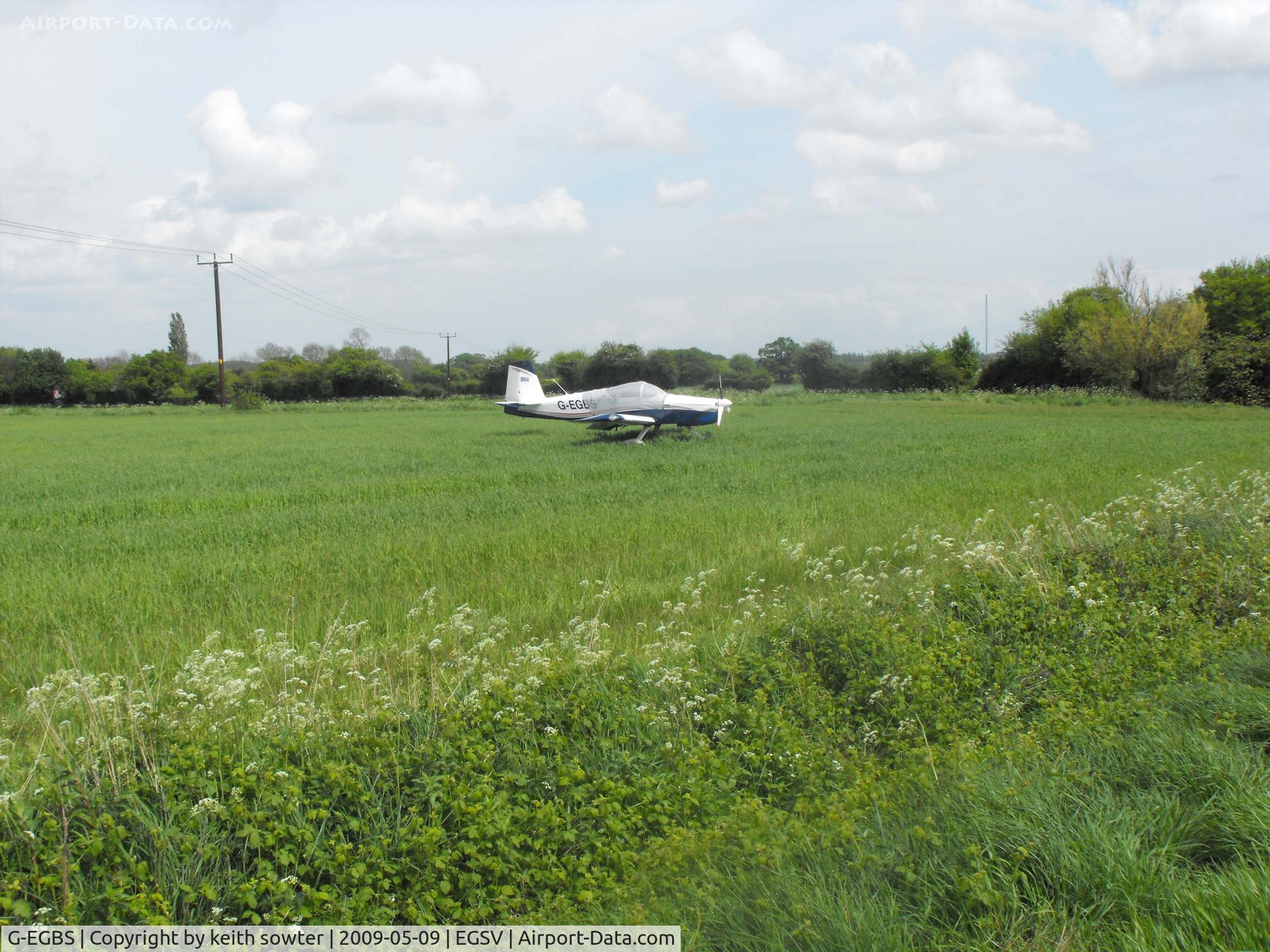 G-EGBS, 2005 Vans RV-9A C/N PFA 320-14234, Suffered engie failure in flight whilst on base leg to land - landed in cornfield - all OK