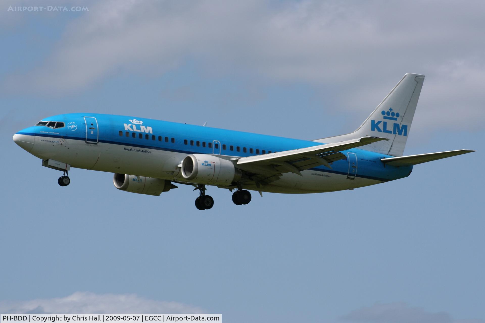 PH-BDD, 1986 Boeing 737-306 C/N 23540, KLM