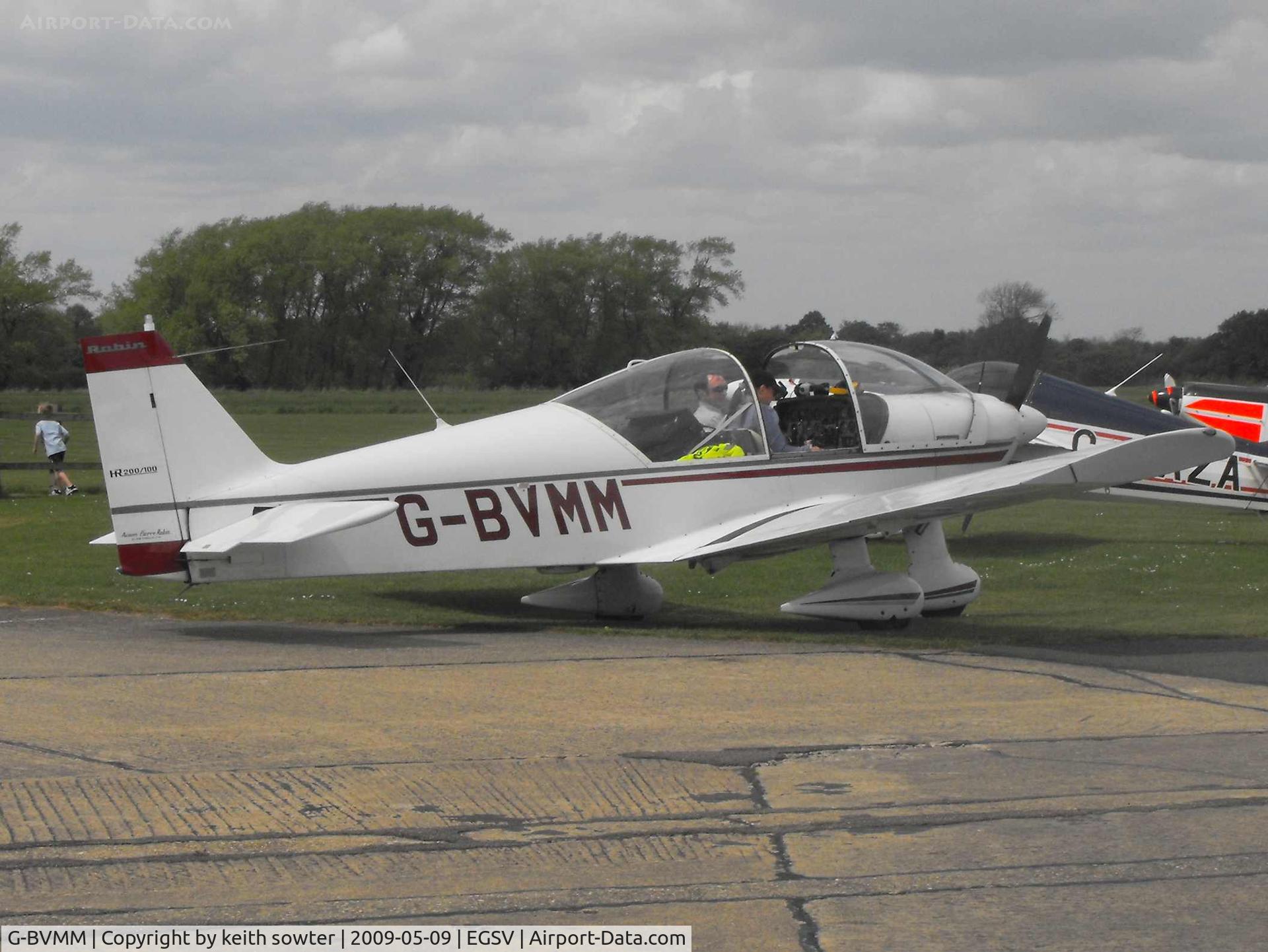 G-BVMM, 1974 Robin HR-200-100 Club C/N 41, Visiting AIrcraft
