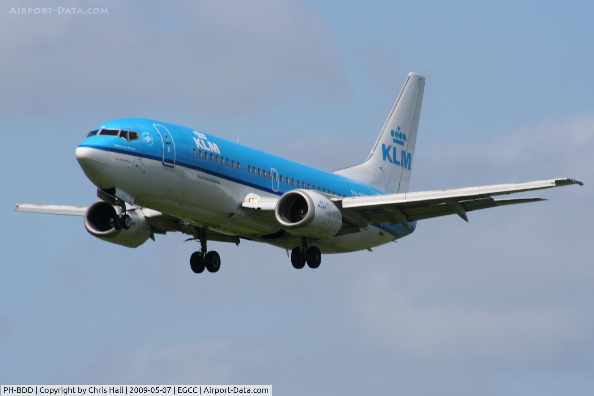 PH-BDD, 1986 Boeing 737-306 C/N 23540, KLM