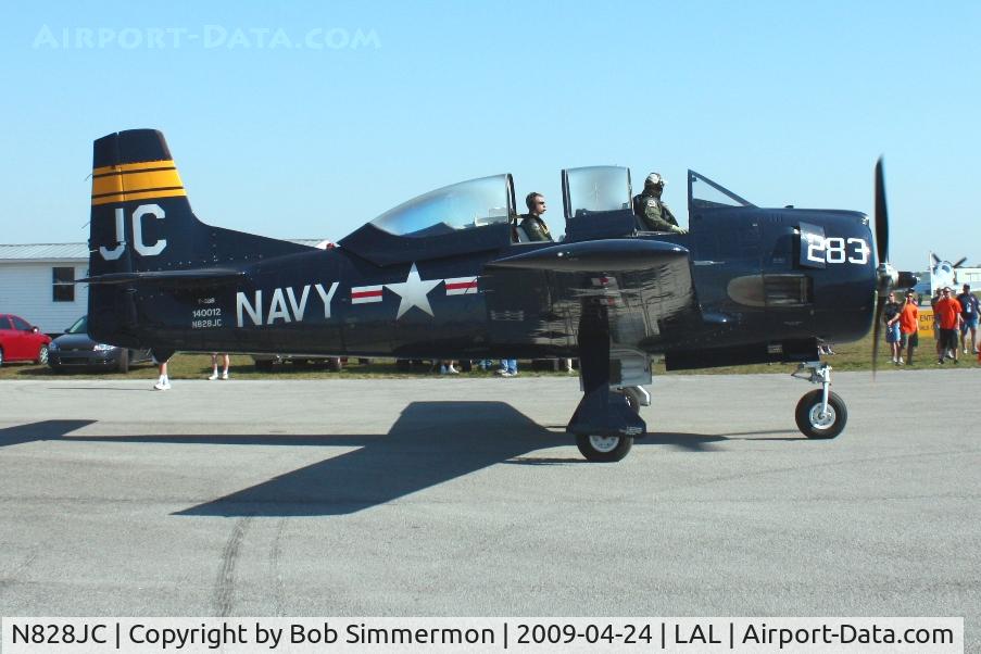 N828JC, 1955 North American T-28B Trojan C/N 219-11, Sun N Fun 2009 - Lakeland, Florida