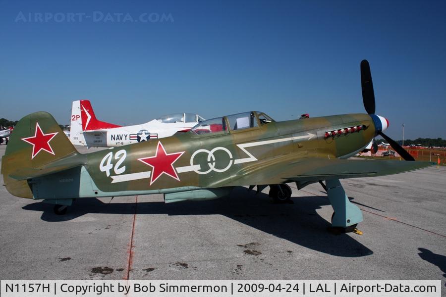 N1157H, 1994 Yakovlev Yak-9U-M C/N 0470402, Sun N Fun 2009 - Lakeland, Florida