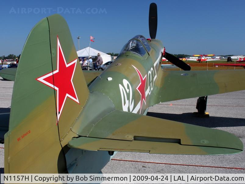 N1157H, 1994 Yakovlev Yak-9U-M C/N 0470402, Sun N Fun 2009 - Lakeland, Florida