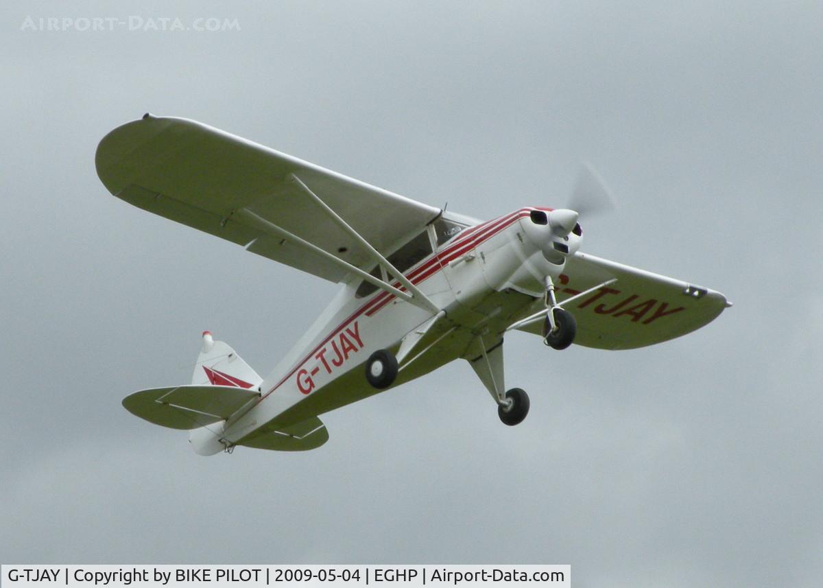 G-TJAY, 1952 Piper PA-22-135 Tri-Pacer C/N 22-730, CLIMB OUT FROM RWY 26
