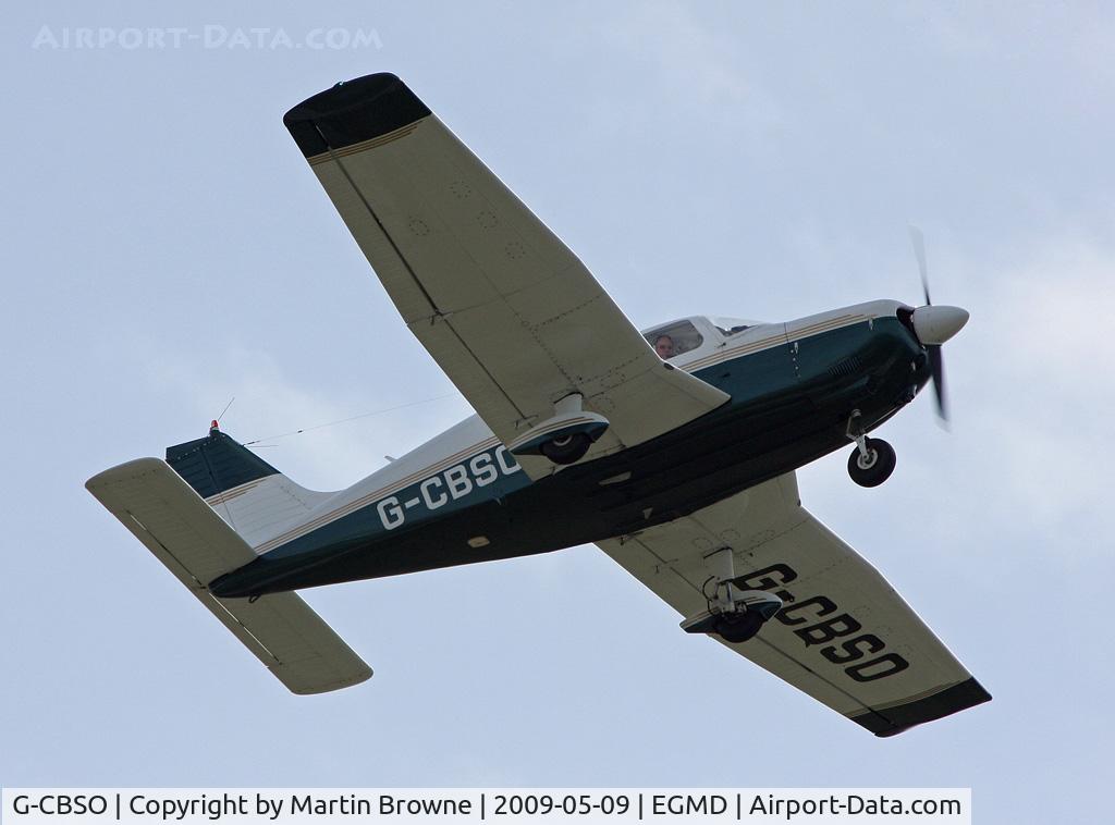 G-CBSO, 1976 Piper PA-28-181 Cherokee Archer II C/N 28-7690376, PA 28