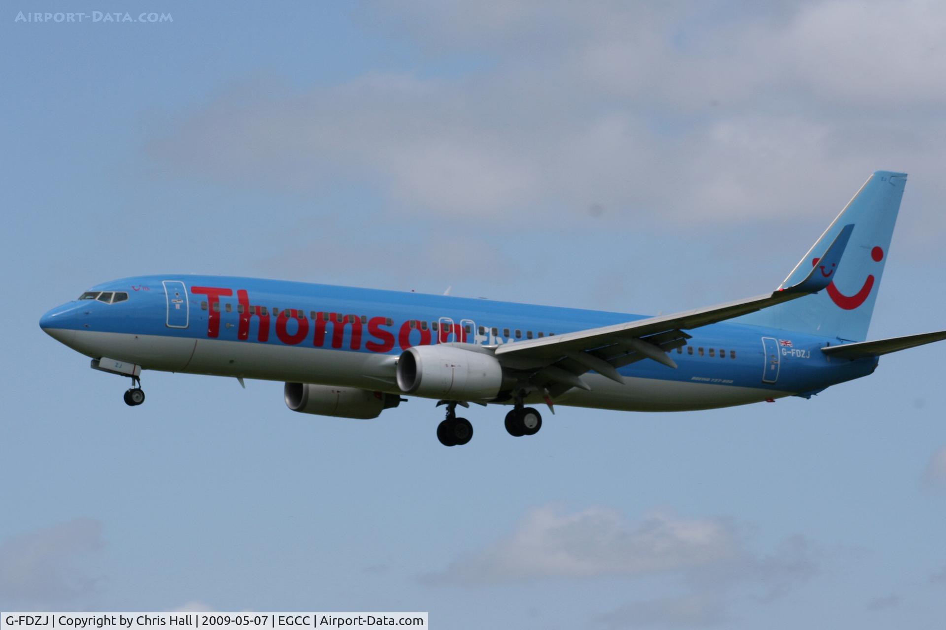 G-FDZJ, 2007 Boeing 737-8K5 C/N 34690, Thomson