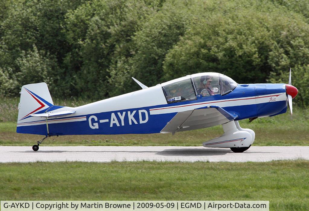 G-AYKD, 1962 Jodel DR-1050 Ambassadeur C/N 351, Slight rising heat distortion!
