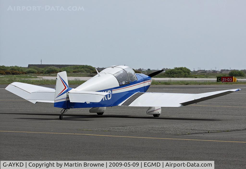 G-AYKD, 1962 Jodel DR-1050 Ambassadeur C/N 351, JODEL DR1050