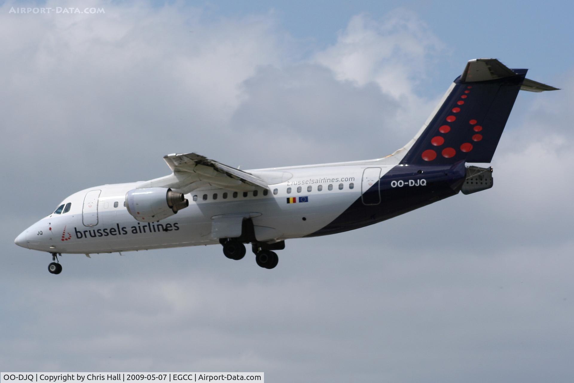 OO-DJQ, 1996 British Aerospace Avro 146-RJ85 C/N E.2289, Brussels Airlines