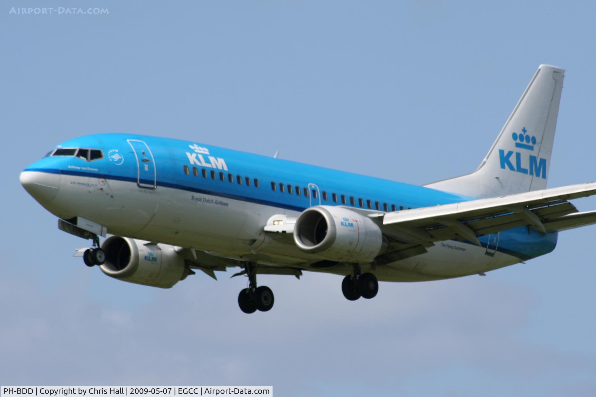 PH-BDD, 1986 Boeing 737-306 C/N 23540, KLM