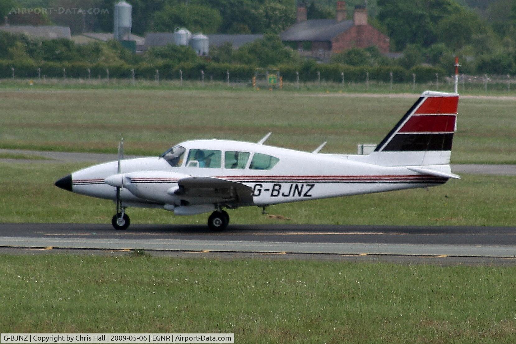 G-BJNZ, 1979 Piper PA-23-250 Aztec C/N 27-7954099, BONUS AVIATION LTD
